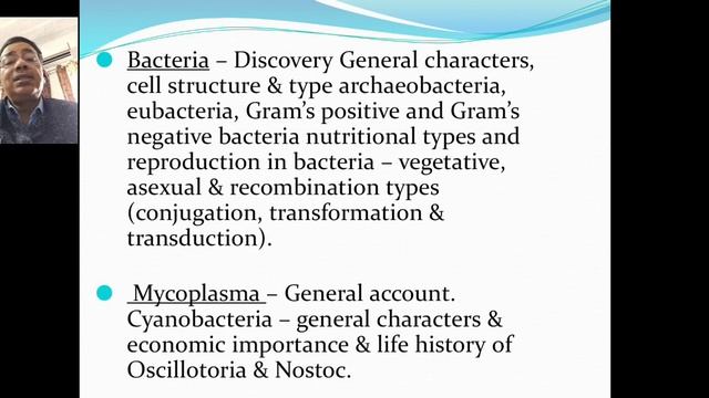 B.Sc.Part I,Botany Syllabus, By Dr.Ajay Sharma,Asso. Prof. Botany,Government Bangur College,Didwana