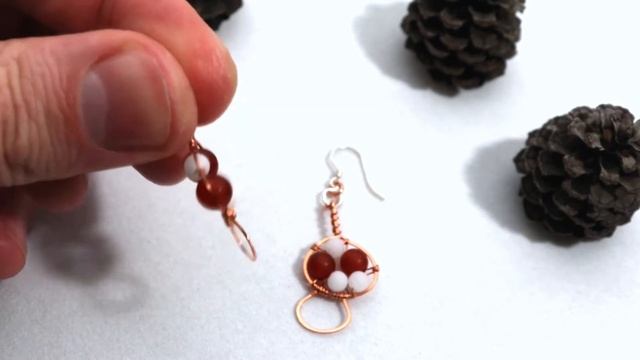 Amanita Muscaria Mushroom - Handmade Copper Earrings смотреть онлайн