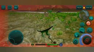 Онлайн динозавры Т-рекс, ВЫЖИВАЮ за ОВИРАПТОРА