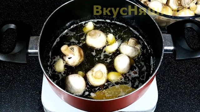 Маринованные грибочки за 10 минут смотреть онлайн