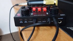 Микшер, звуковая карта, микрофон, V8S, Pro, B800, Amazon