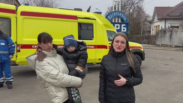 Провели маленького Кузю из Верхней Криницы в Санкт-Петербург на обследование и дальнейшее лечение.