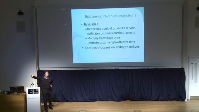 Building a Business - Lecture 7 - 'Financial Projections and Management'