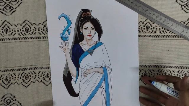 Sage in Saree | Sage in Bangladeshi Style | Sage Fanart | Valorant