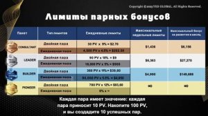 Маркетинг план Yes Global - ведущая Ольга Мамедова