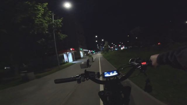 Прогулка по ночному городу на syccyba impulse x21 2.0 / электровелосипед  / сициба