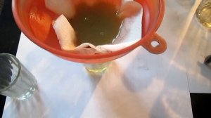 очистка золото раствора.