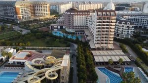 Saturn Palace Resort from Drone Lara Antalya Turkey in 4K