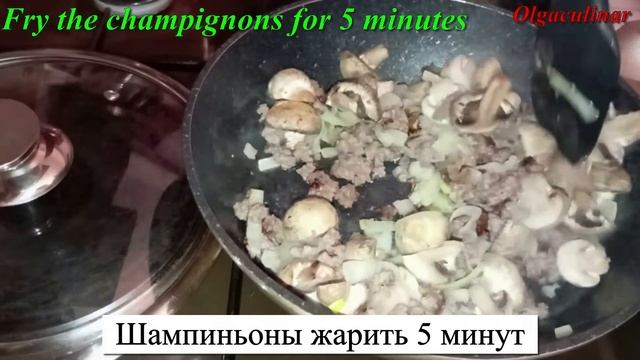 МАКАРОНЫ ПО ФЛОТСКИ С ФАРШЕМ и ГРИБАМИ   Вкусное Быстрое Сытное Блюдо смотреть онлайн