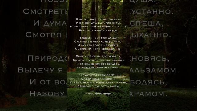 «Душа» - Инна Моргунова (стихотворение) смотреть онлайн
