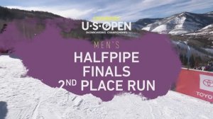 Burton U·S·Open 2020 – Men's Halfpipe Finals Second Place Run – Jan Scherrer