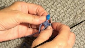 Полый шнур. Еще один вариант набора петель.