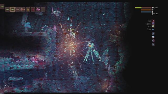 Наелся грибов и дерусь с пауками в Noita смотреть онлайн