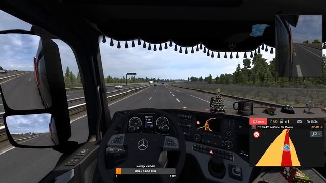 Euro Truck Simulator 2 творог в Испанию