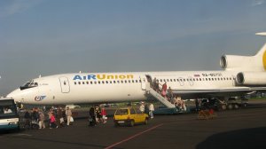 Посадка Ту-154М RA-85731 Домодедовские авиалинии в Домодедово16.06.2008