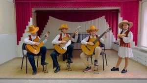 «Ковбой и девушка» Трио гитаристов и Эмма Манучарян