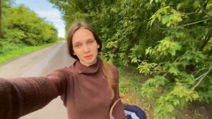 Рано утром за грибами🌳 Прогулка по окрестностям деревни #2023 #грибы