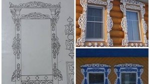 Узоры, Эскизы, Наличники, Карнизы, Шаблоны