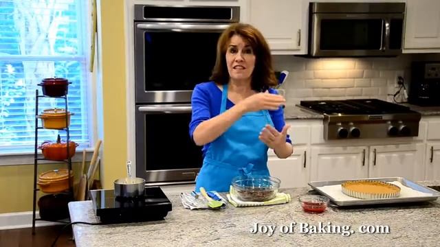Raspberry Truffle Tart Recipe Demonstration - Joyofbaking.com