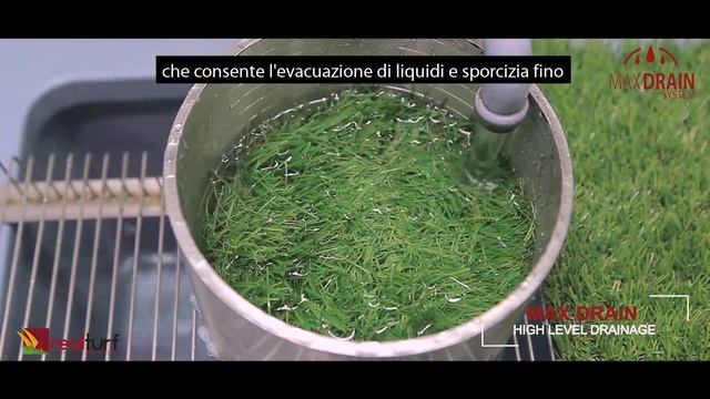 Tecnologie RealTurf, per un prato sintetico di qualità- Max Drain