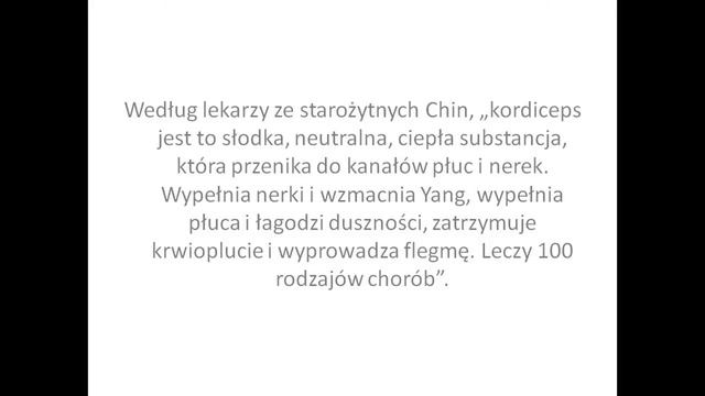 Kordyceps (Cordyceps, Kordiceps) Fohow Feniks właściwości