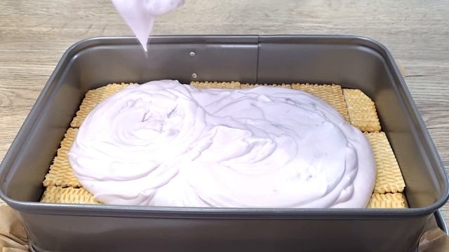 Ekspresowe ciasto jogurtowe bez pieczenia 👌 przepyszna i prosta kanapka jogurtowa 👍 idealna do kawy