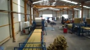 Автоматическая линия для производства сэндвич-панелей (минвата)