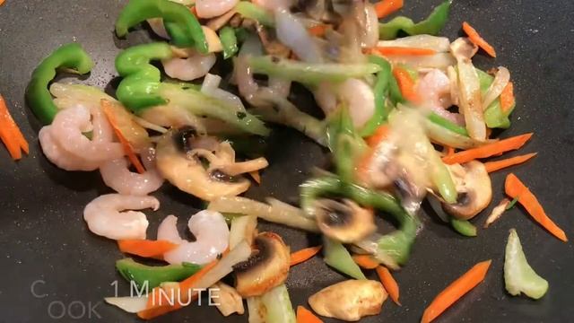 Spicy Peanut Noodles Recipe/Cooking & Eating Sounds- ASMR