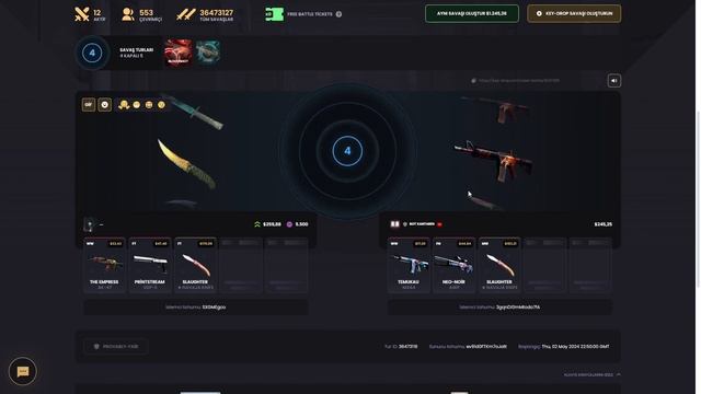 40.500 TL DEPOZİT YAPIP ALL İN KASA SAVAŞLARI GİRDİK  CS2 BEDAVA BIÇAK ALMA 2024