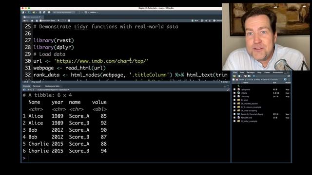 Rapid R: Learn to clean data with tidyr in 3 Minutes | R Programming Quick Reference