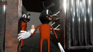 Cartoon Cat & Cartoon Rabbit - Prison Escape