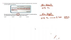 MATEMATUS++ 8. SINIF YENİ NESİL MATEMATİK SORU BANKASI TEST 1 - 11  Soru