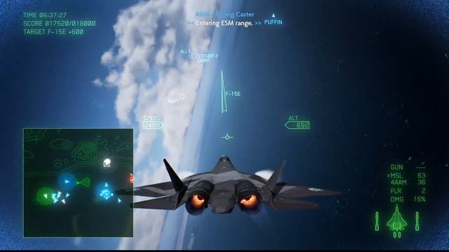SU-57 TOP GUN MAVERICK COBRA MANUVER ACE COMBAT 7 SP MISSION UNEXPECTED VISITOR смотреть онлайн