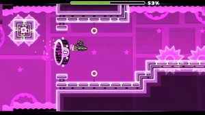 Geometry Dash. Прохождение уровня "Electroman Adventures" на 3 монетки
