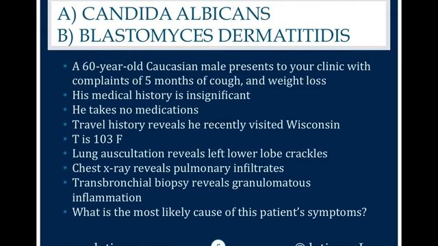 397: Candida Albicans or Blastomyces Dermatitidis смотреть онлайн