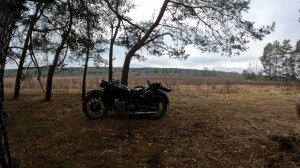 31 Января. Днепр К750. старое кладбище.часть 2/2. #Днепр #урал #мото #мотоциклы #оппозит #к750