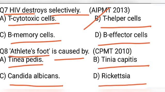 Human health and disease 15 most repeated important previous year mcqs Class 12 BiologyNEET 202