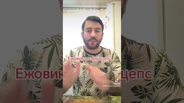 ежовик и кардицепс