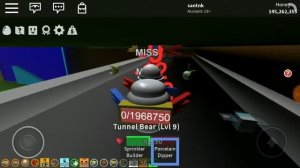 Баг с туннельным медведем или как правильно его убивать. Bee swarm simulator