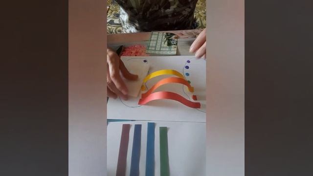 Об'ємна аплікація "Веселка" для дітей молодшого віку смотреть онлайн