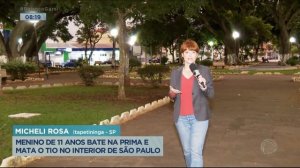 Menino de 11 anos agride prima e mata tio no interior de SP