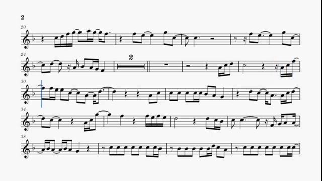 Se mi vuoi (Pino Daniele) Eb Alto Sax Sheet Music Score(360P)
