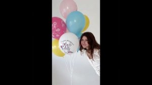 Набор шаров Globos Payaso Единороги Пончики