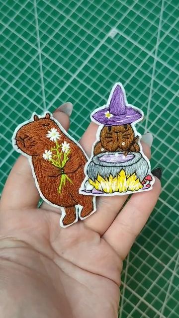 #вышивка #значки #своимируками #лягушка #мухомор смотреть онлайн