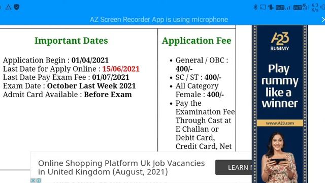 UP #Police Sub Inspector SI#Recruitment 2021#Exam Date for #9534 Post#admit #download now date up