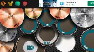 Excuses-Ap dhillon | Drum cover | Real drum app | Mix Drummer..🖤