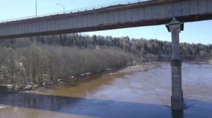 Весна на реке Мста. Неподалёку от деревень Бор и Мстинский Мост.