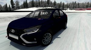 Assetto Corsa - Первый Тест-драйв LADA ISKRA -  на руле MOZA R5