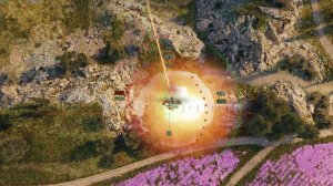 Более 4900 суммарно. 316 секунд дезориентирки. Bat Chatillon 155 55. Монастырь. 20250129 2029.