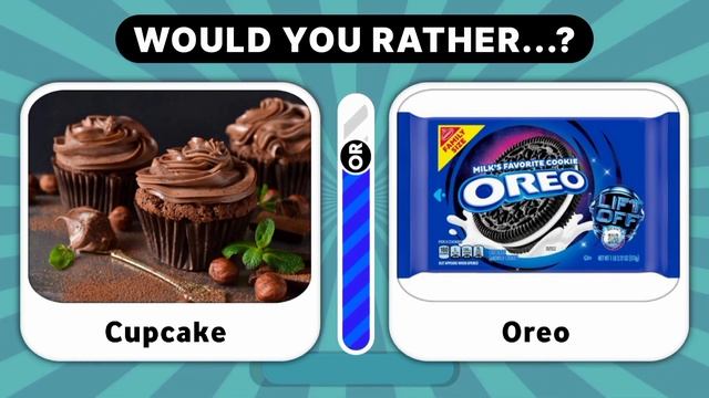 Would You Rather...? Savory Vs Sweet Edition 🍫🍕🍔🍰 Quiz Smart Show смотреть онлайн